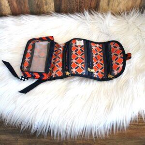 Mud Pie Fold out Make up Cosmetic Carry All Organizer